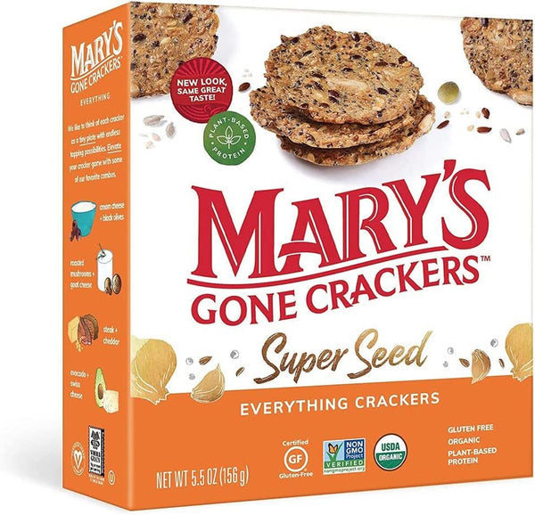 Mary's Crackers Everything GF Crackers 156g