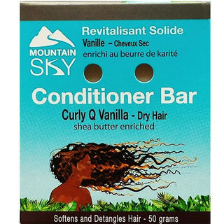 Mountain Sky Curly Q Vanilla Conditioner Bar