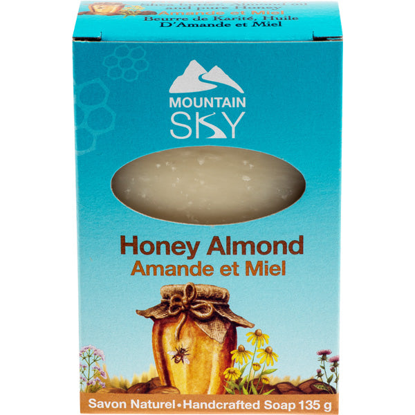 Mountain Sky Honey Almond Bar Soap 135g