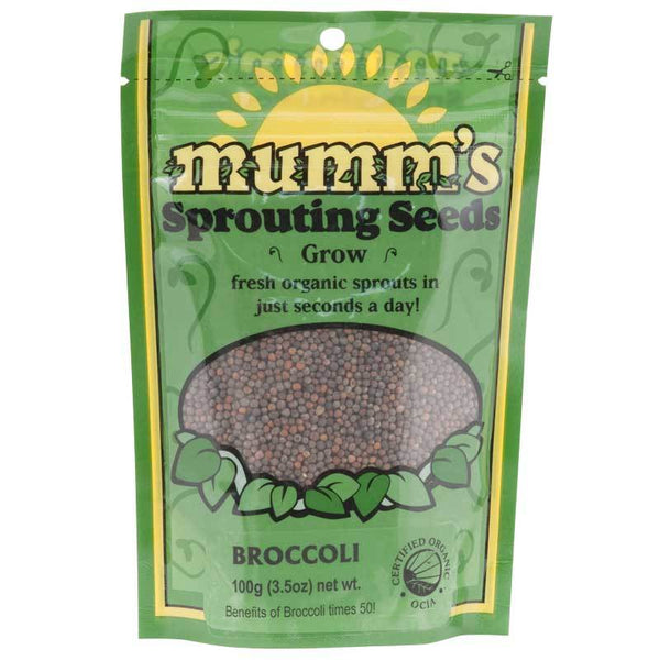 Mumm's Sprouting Seeds Broccoli Organic 100g