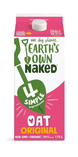 Earth's Own Organic Naked Oat Beverage 1.75L
