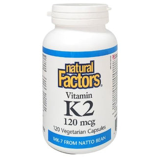 Natural Factors Vitamin K2 120mcg 120c