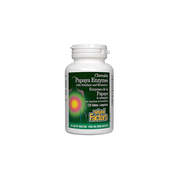 Natural Factors Papaya Enzyme 120t