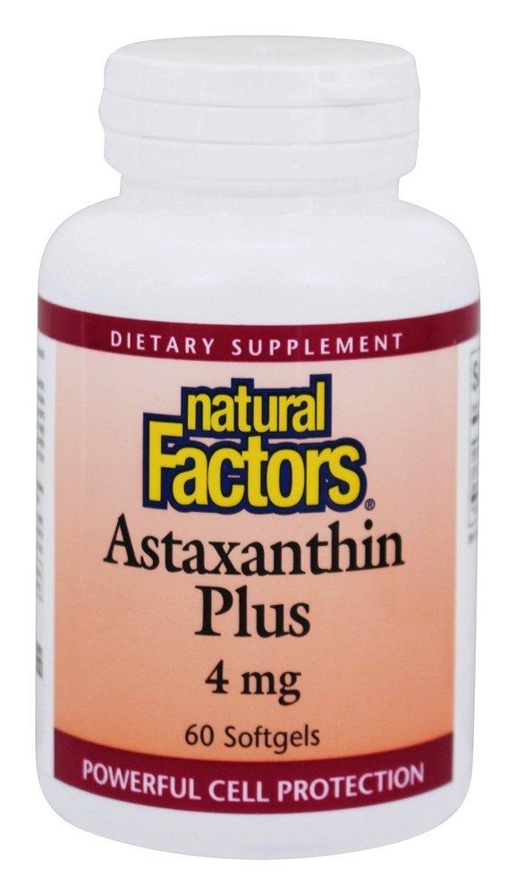 Natural Factors Astaxanthin Plus 4mg 60c
