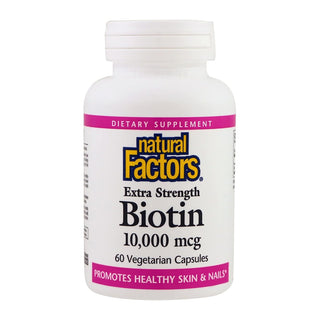 Natural Factors Biotin Extra Strength 10,000mcg 60c