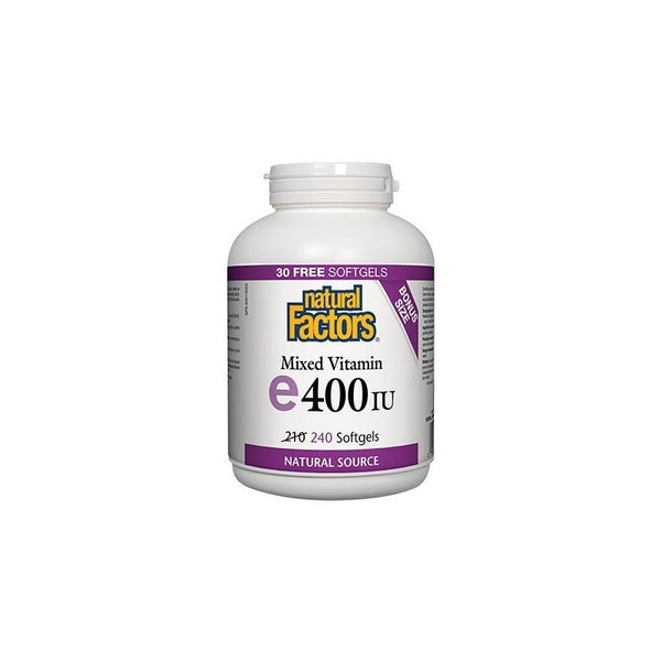Natural Factors Bonus Mixed Vitamin E 400IU 240c