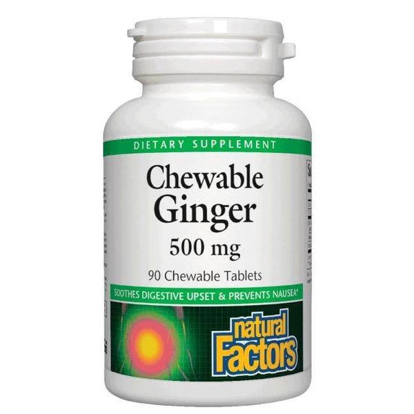 Natural Factors Chewable Ginger 90t