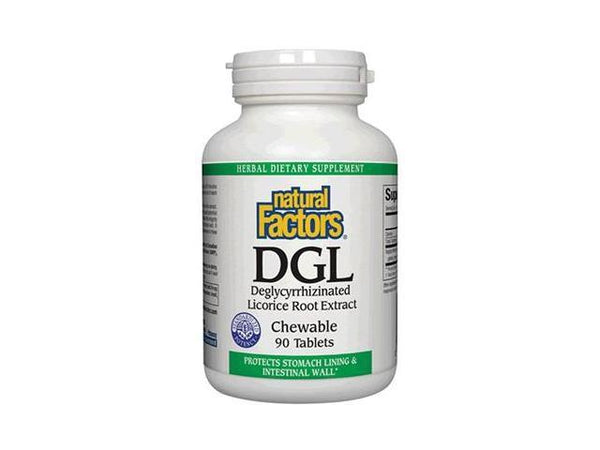 Natural Factors DGL Chewable (90c/180c)