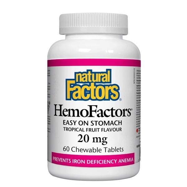 Natural Factors HemoFactors 20mg 60c
