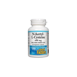 Natural Factors N Acetyl L Cysteine 600mg 60c