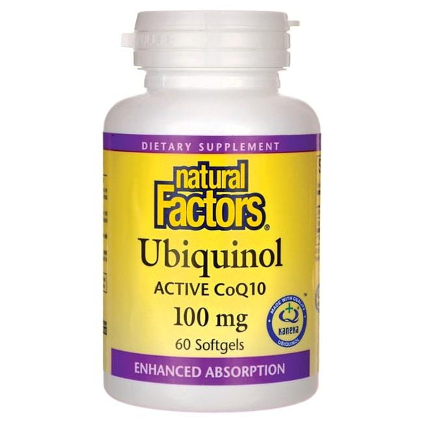 Natural Factors Ubiquinol 100mg 60c