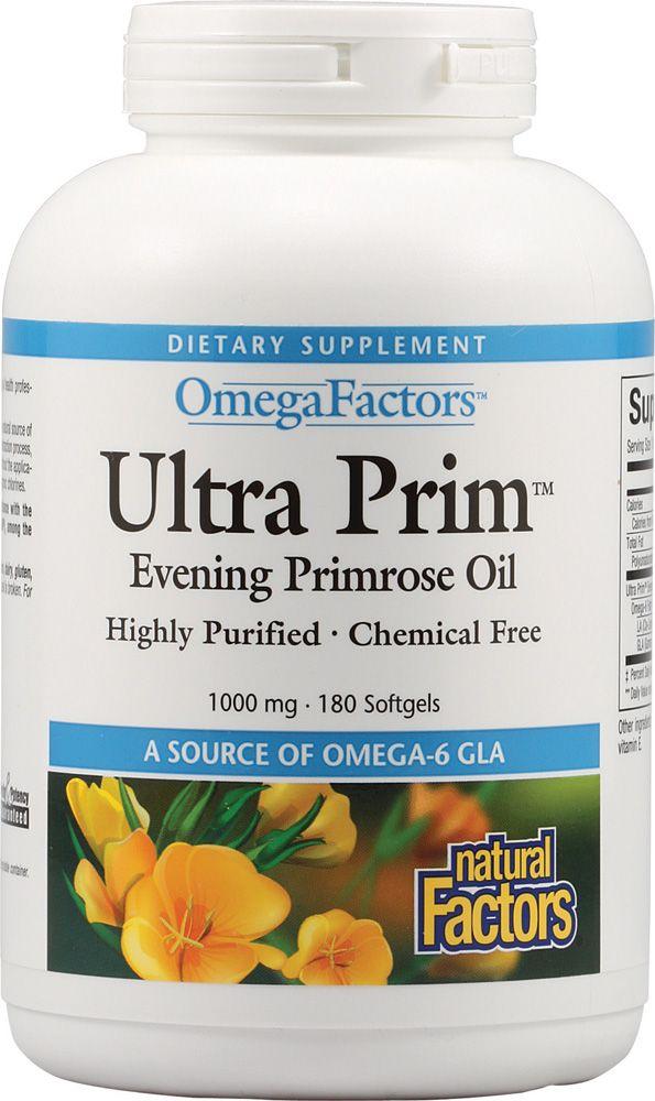 Natural Factors Ultra Prim Evening Primrose 1000mg 180c