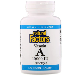 Natural Factors Vitamin A 10000IU 180c