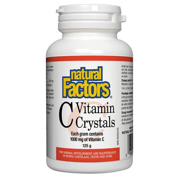 Natural Factors Vitamin C Crystals 1000mg 125g