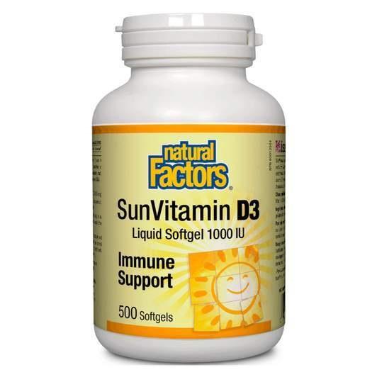 Natural Factors SunVitamin D3 1000IU 500c