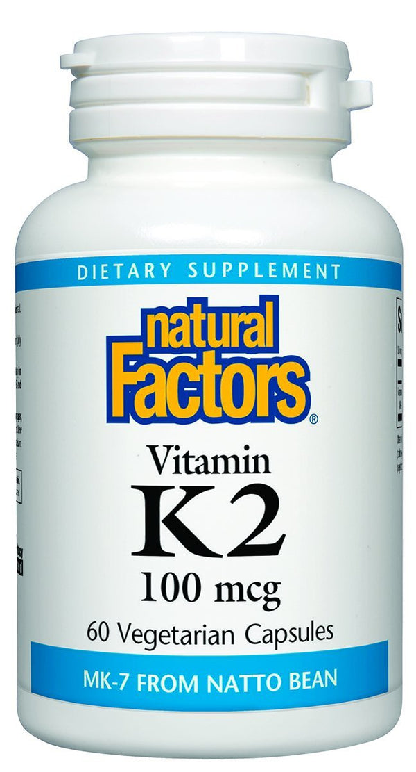 Natural Factors Vitamin K2 100mcg (60c/120c)