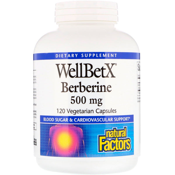 Natural Factors WellBetX Berberine 500mg 120c