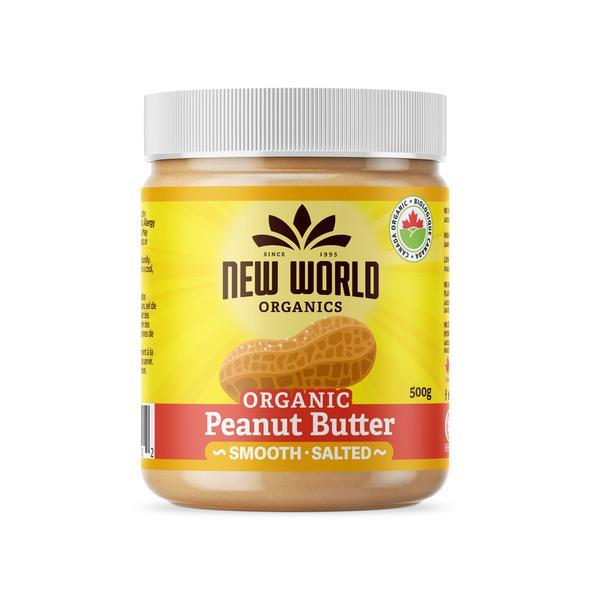 New World Peanut Butter Smooth Salted Organic (500g/1kg)