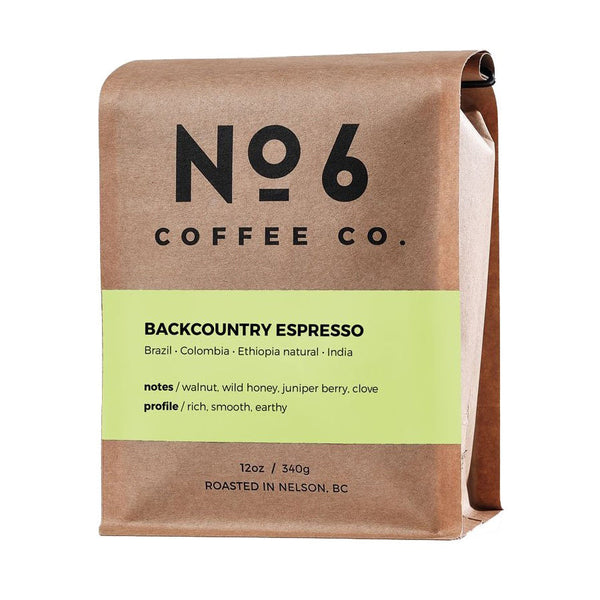 No6 Coffee Backcountry Espresso 340g