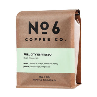 No6 Coffee Full City Espresso 340g