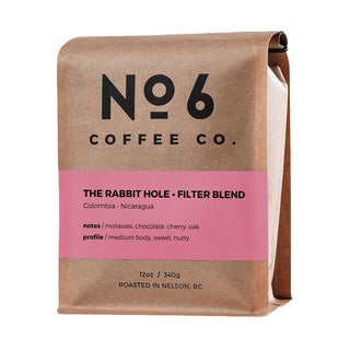 No6 Coffee The Rabbit Hole Filter Blend 340g