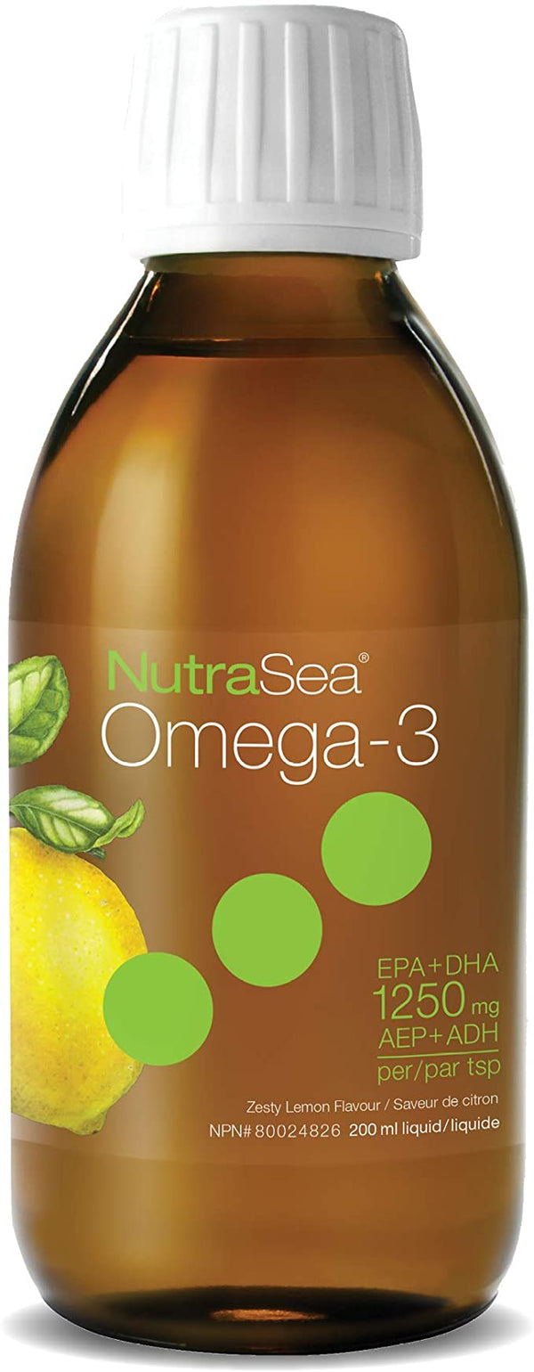 NutraSea Omega 3 Oil Lemon (200ml/500ml)