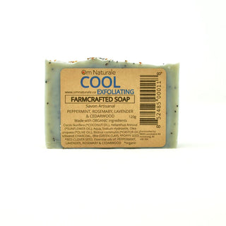 Om Naturale Cool Exfoliating Organic Soap Bar