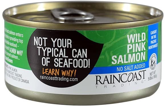 Raincoast Trading Wild Pink Salmon  No Salt 160g