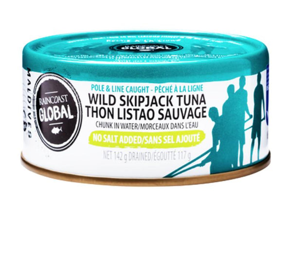 Raincoast Trading Skipjack Tuna Canned No Salt 142g