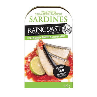 Raincoast Trading Wild Pacific Sardines Chili & Lime 120g
