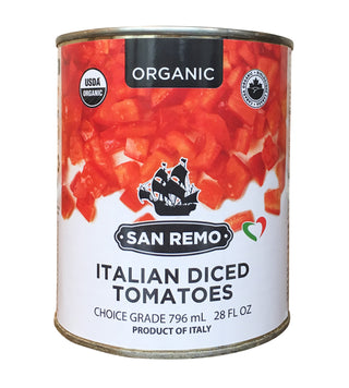 San Remo Diced Tomatoes Organic 796ml