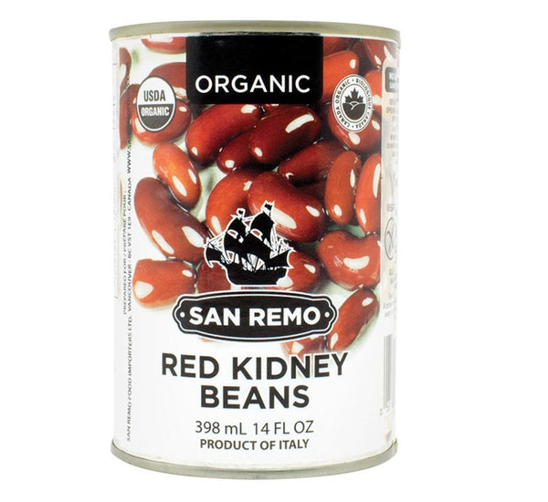 San Remo Red Kidney Beans Organic 398ml