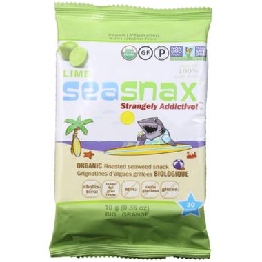 SeaSnax Lime Grab & Go Seaweed Snacks 10g