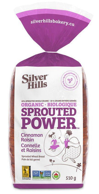 Silver Hills Sprouted Power Cinnamon Raisin Bread 510g