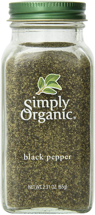 Simply Organic Black Pepper Medium Grind Organic 65g