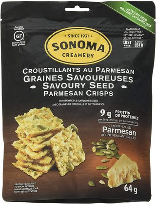 Sonoma Creamery Savory Seed Cheese Crisps 64g
