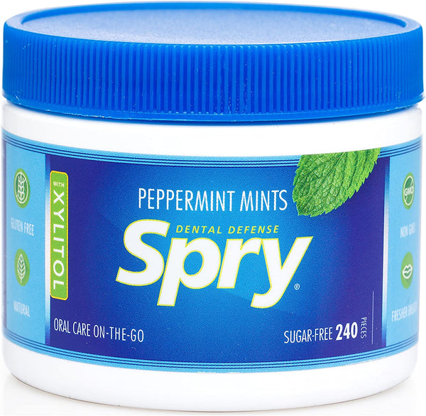 Peppermint Xylitol Mints (45ct/240ct)