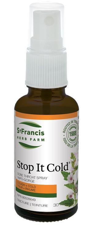 St. Francis Throat Spray Stop It Cold 30ml