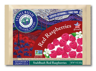 Stahlbush Island Farms Red Raspberries Frozen Fruit 284g