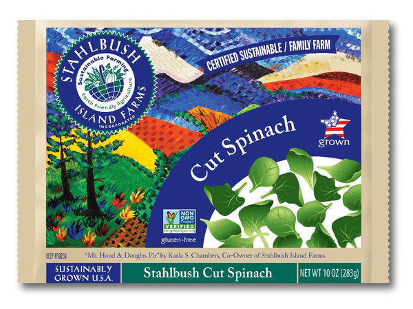 Stahlbush Island Farms Spinach Cut Frozen 300g