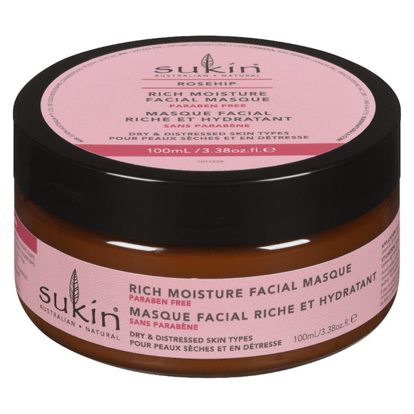 Sukin N/A Rosehip Rich Moisture Facial Masque 100ml