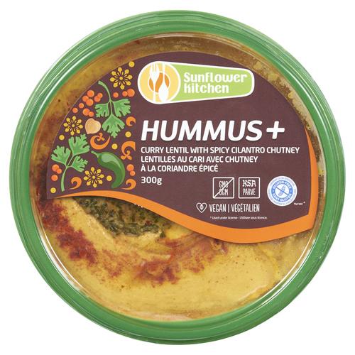 Sunflower Kitchen Hummus Curry Lentil & Cilantro 300g
