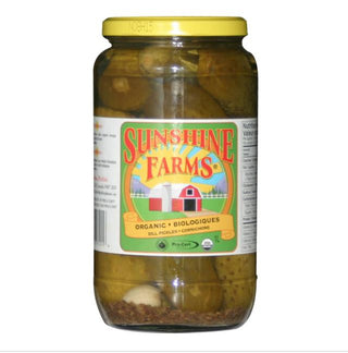 Sunshine Farms Whole Dill Organic Pickles 1L