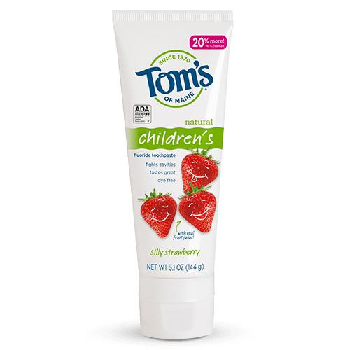 Tom's of Maine Toothpaste Silly Strawberry Flouride 85ml