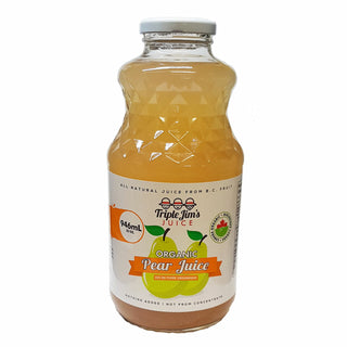 Triple Jim's Pear Juice Organic 946ml
