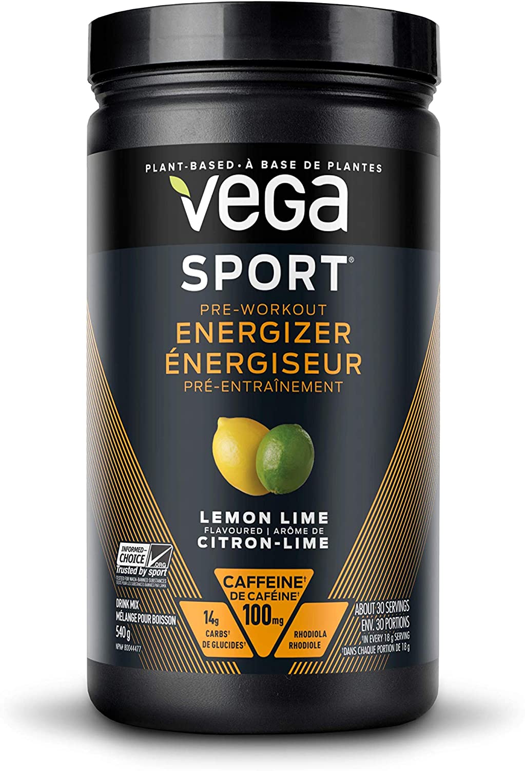 Pre Workout Energizer Lemon Lime 540g