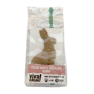 Viva Cacao Vegan White Chocolate Bunny 75g