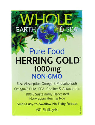 Whole Earth & Sea Herring Gold 1000mg 60c