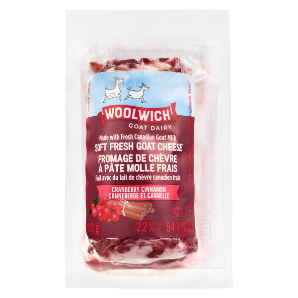 Woolwich Cranberry Cinnamon Chevrai 113g