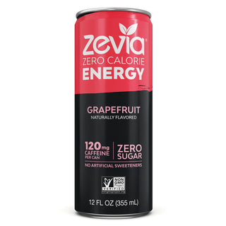 Zevia Energy Grapefruit 355ml